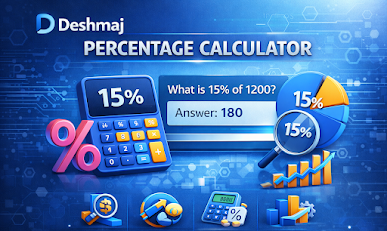 Deshmaj “Percentage” Calculator