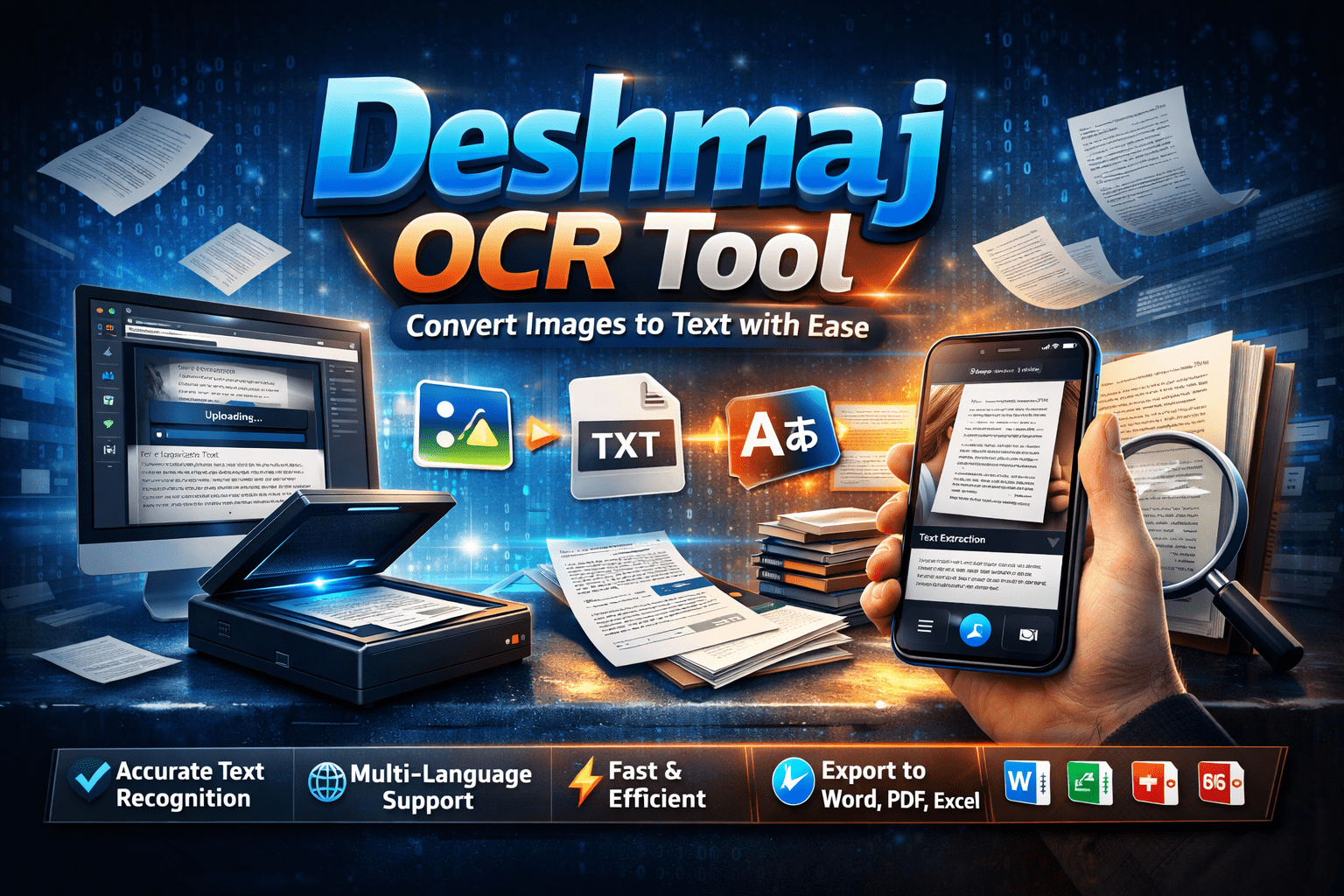 Deshmaj “Image OCR” Tool