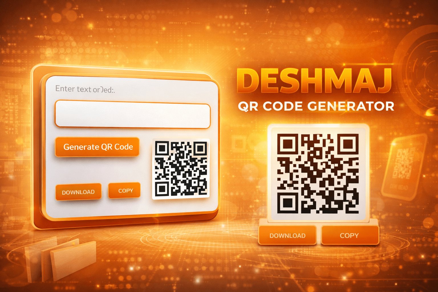 Free Online QR Code Generator – (Deshmaj Tools)