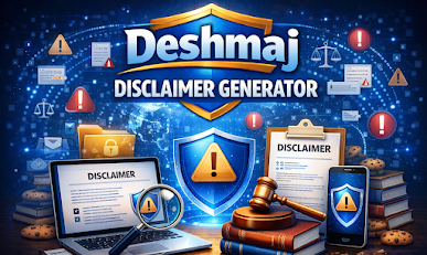 Deshmaj “Disclaimer” Generator