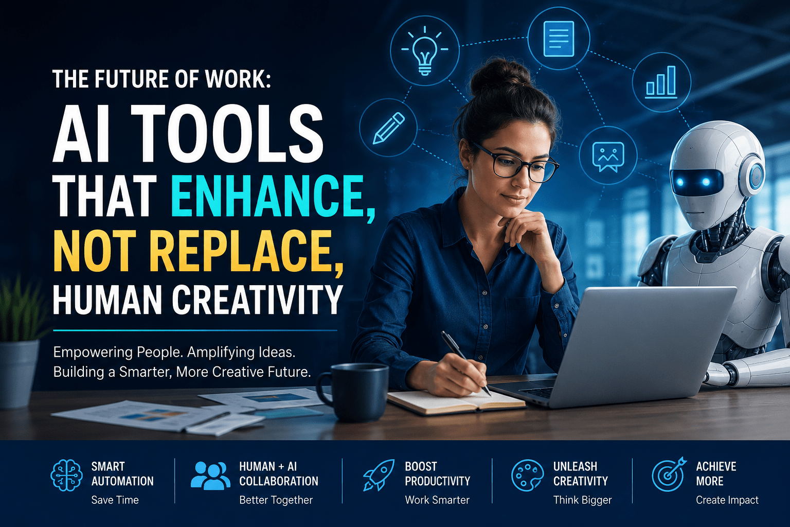 The Future of Work: AI Tools That Enhance, Not Replace, Human Creativity