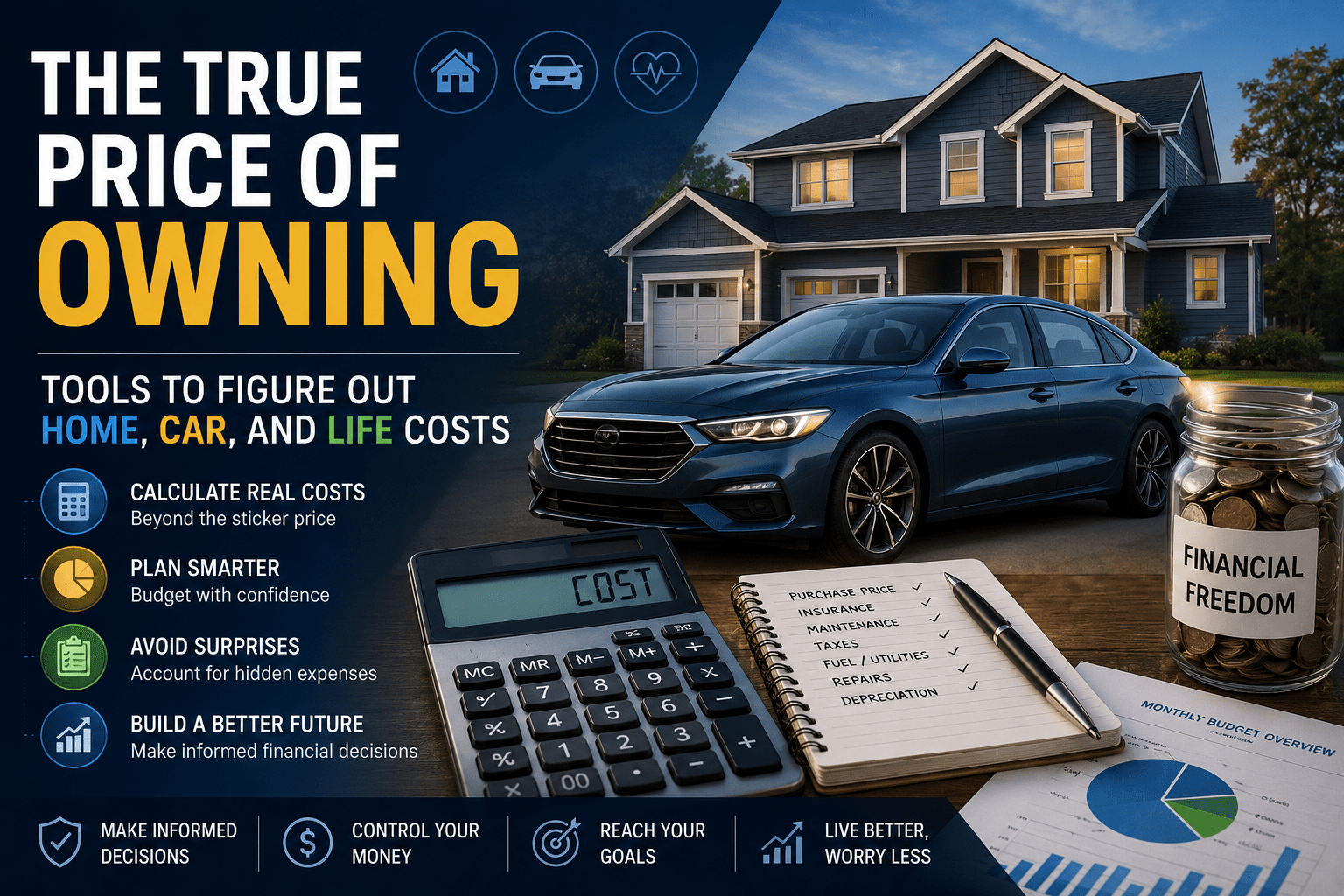 The True Price of Owning: Tools to Figure Out Home, Car, and Life Costs