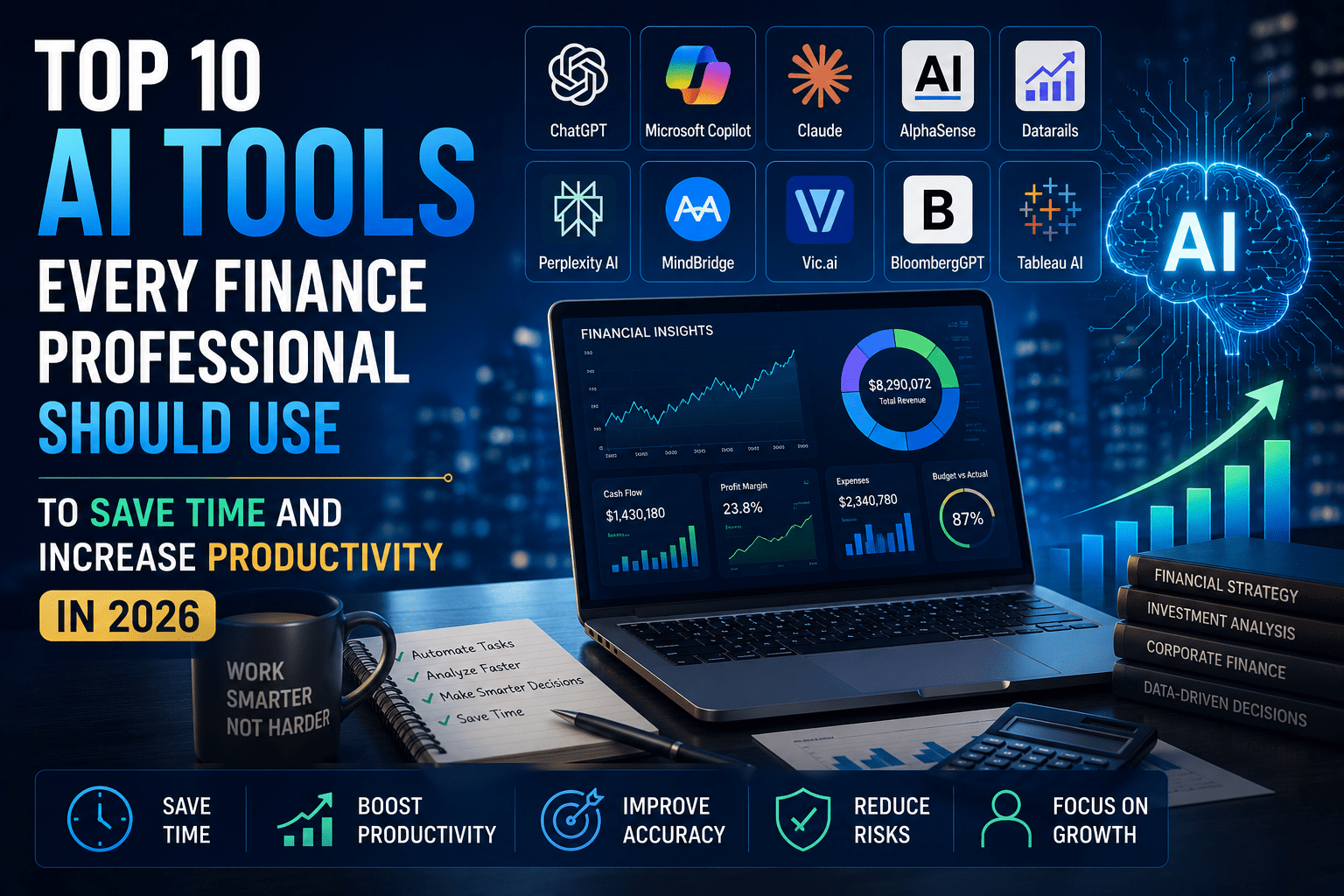 Top 10 AI Tools Every Finance Professional Should Use to Save Time and Increase Productivity in 2026